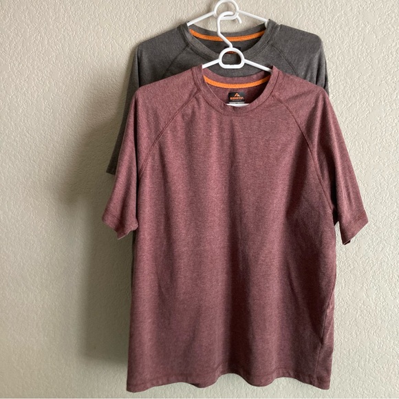 Bundle of two (2)  Ridgecut  T-shirts, Gray and Maroon, size XL - Picture 1 of 11